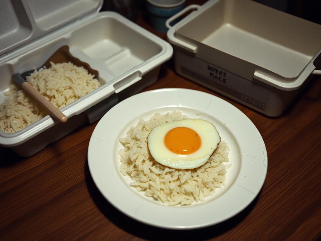Antes: Sempre a mesma comida
