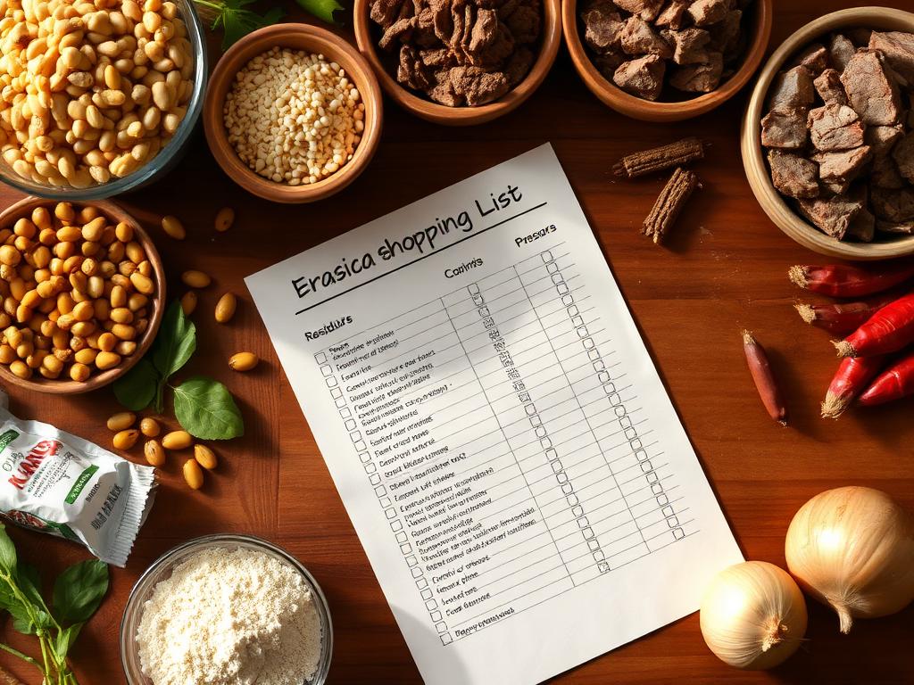 Bônus Lista de compras do sertão